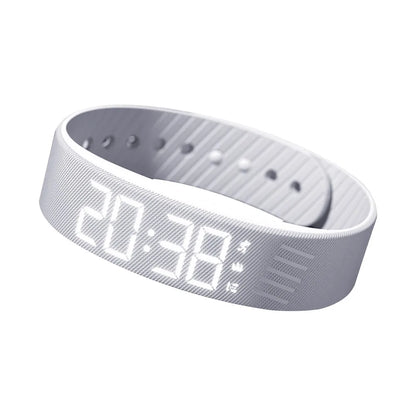 LED Digital Alarm Clock Bracelet Wristband Pedometer Waterproof Vibrating Alarm Summer 2026 Gift