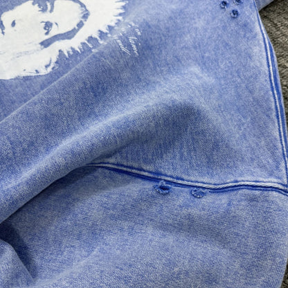 Oversized Men's Hooded Sweatshirt - Washed Cotton Street