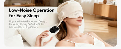 Graphene Heated Head Massager Air Pressure & Eye Compress – Stress Relief Sleep Aid 2026