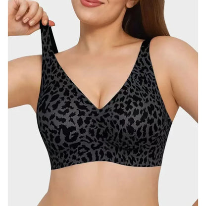 Breathable Women's Bra - Seamless, Full Cup, Wire-Free, Nylon-Elastane Blend, Daily Wear