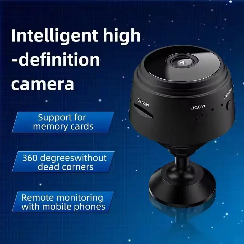 Mini WiFi Camera 1080P HD Night Vision Surveillance Wireless Security for Remote Viewing Fall 2025