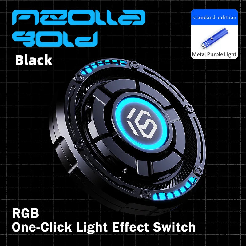 EDC Fidget Spinner Metal Luminous Push Card Coin Stress Toy