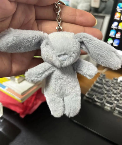 Rabbit Plush Keychain Cute Bunny Bag Charm Soft Gift
