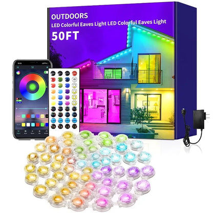 LED Eaves Lights Waterproof Remote Controlled Outdoor