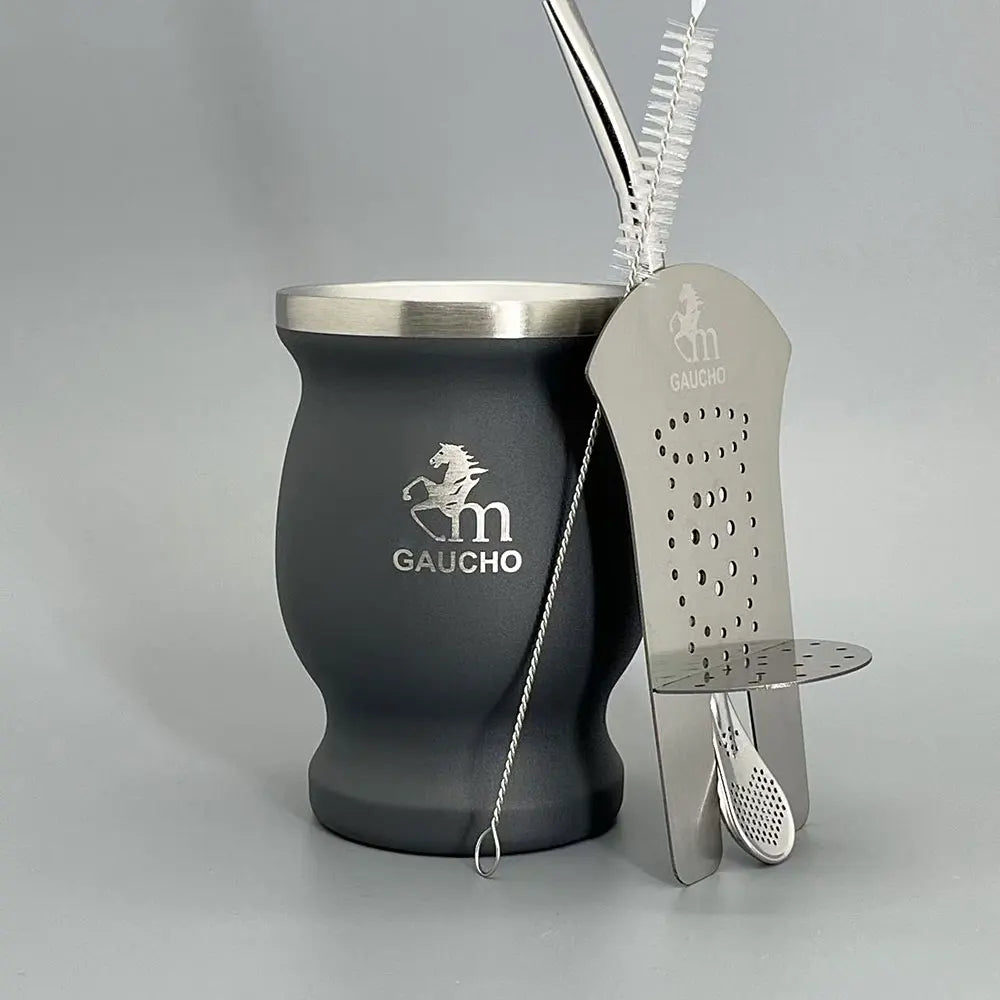 Yerba Mate Bombilla Set Stainless Steel Mate Kit Easy Clean