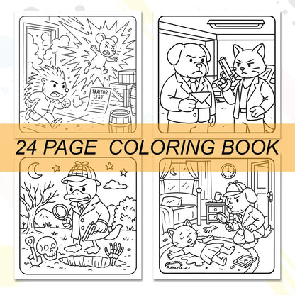 Coloring Book Halloween Theme For All Ages Cute And Cozy Creepy Creatures 24 Page Edition Fall 2025 Gift Idea