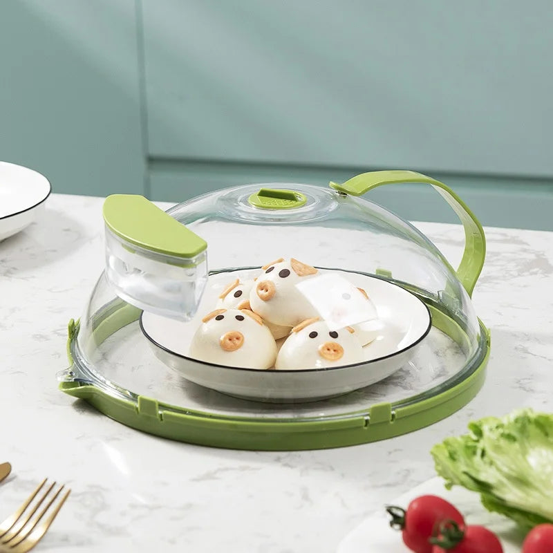 Microwave Cover 10 Inch Clear Splatter Cover With Steamer