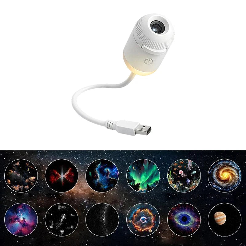 Galaxy Star Projector Night Light 2-in-1 Mood Lamp With Adjustable Brightness Viral Fall 2026 Gift