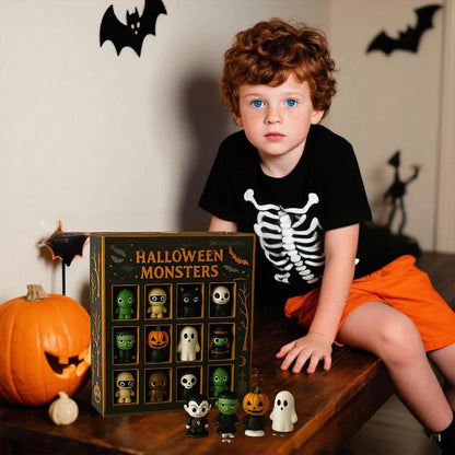 Calendario de Adviento de Halloween 12 Muñecas Mini Espeluznantes 2025