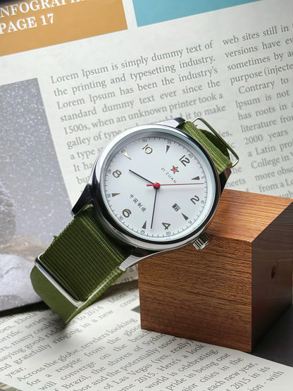 Pilot Watch 41mm Mesh Strap Stainless Steel Classic