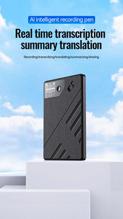 Enregistreur vocal IA avec transcription en temps réel et résumé