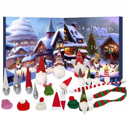 Plush Gnome Holiday Countdown Set – Christmas Decor 2025