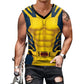 Deadpool & Wolverine Inspired Superhero Compression Tank Top - Workout Vest for Bodybuilding Perfect for Cosplay and Fitness Activities