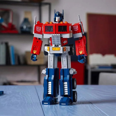 Optimus Prime Transformer Robot Car Building Blocks Sæt - 1580 STK STEM Legetøjsgave til børn