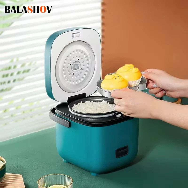 Riskoger 1.2L Mini Automatisk Elektrisk Riskoger Lille Kapacitet 1-2 Portioner Tilbage Til Skole 2025 Nonstick