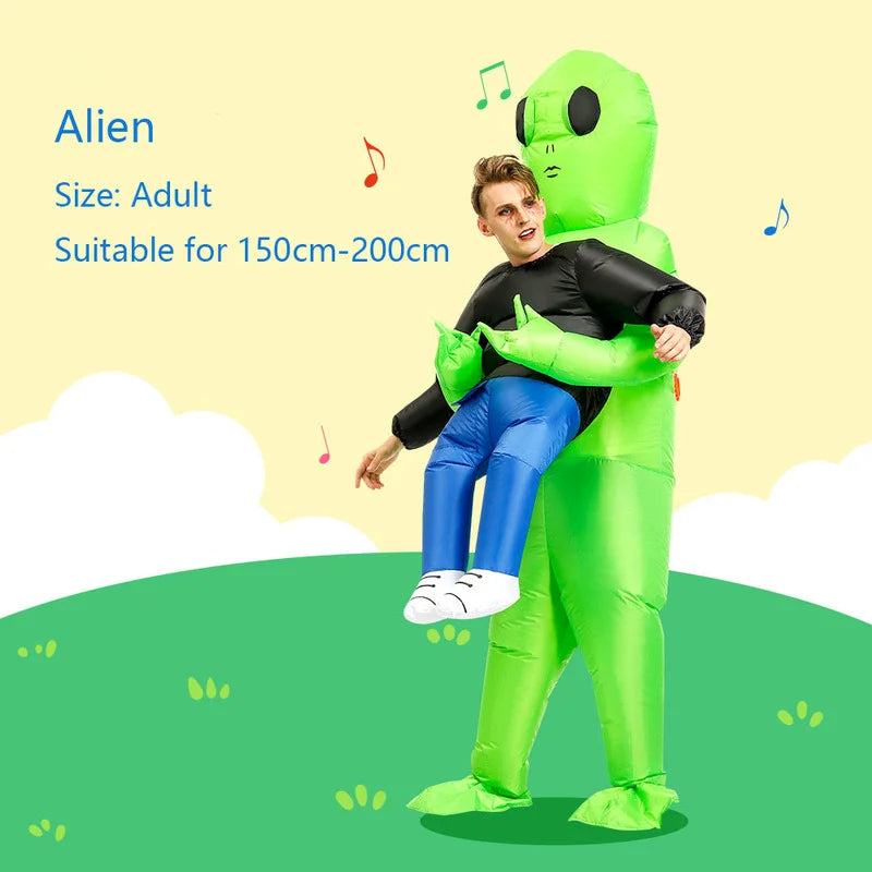 ET Alien Inflatable Halloween Cosplay Costume for Adults and Kids Carnival Party 2026