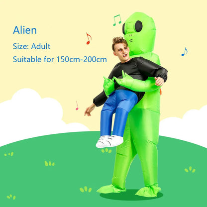 ET Alien Inflatable Halloween Cosplay Costume for Adults and Kids Carnival Party 2026