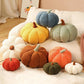 Plush Pumpkin Cushion – Cozy Sherpa & Boucle Throw Pillow for Fall & Halloween Home Decor, Ideal Gift for Kids and Babies