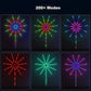 Smart RGB Firework LED String Christmas Lights - App Controlled Starburst Fairy Lights with Music Sync for Parties, Weddings, and Holiday Decor