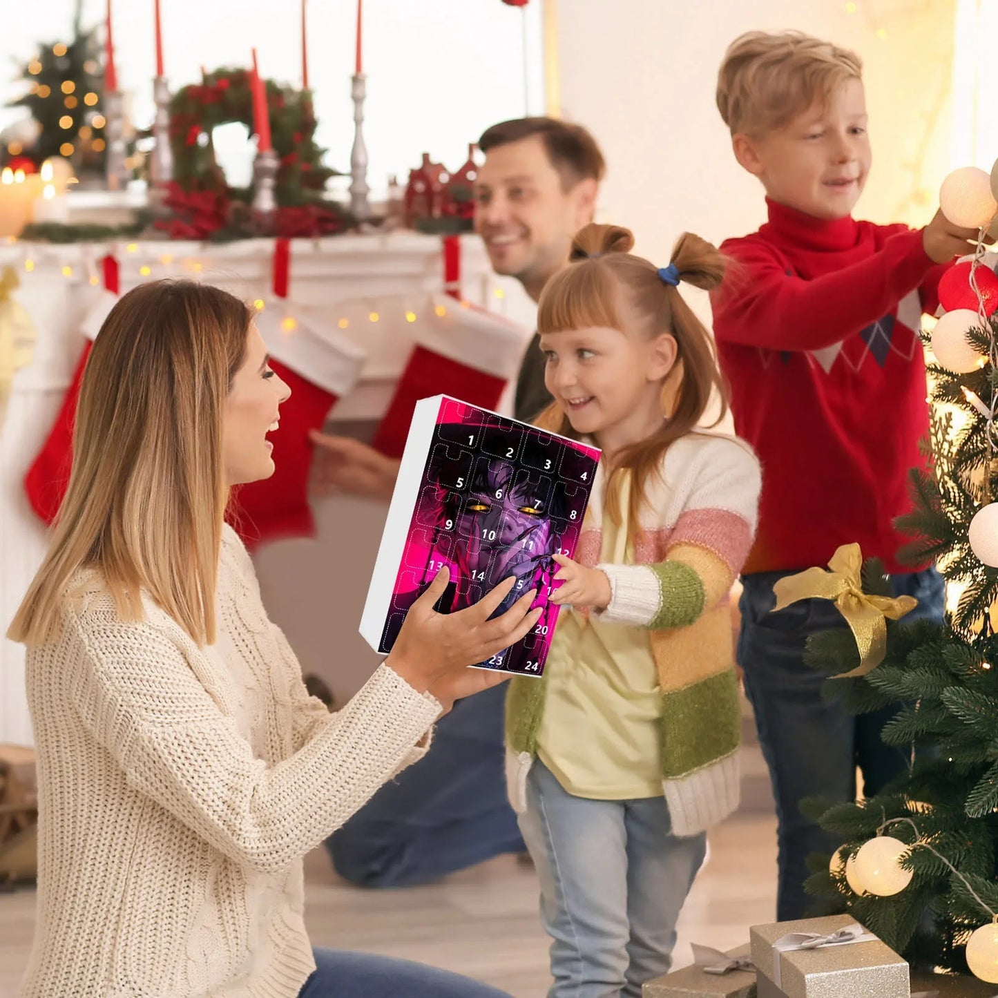 Kpop adventskalender 24 dagen demonjagers sleutelhanger cadeau