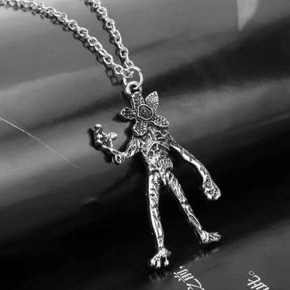 Monster Hanger Ketting 925 Sterling Zilver Ondersteboven Monster Bedel Verstelbaar Valentijnscadeau 2026 Cadeau Klaar
