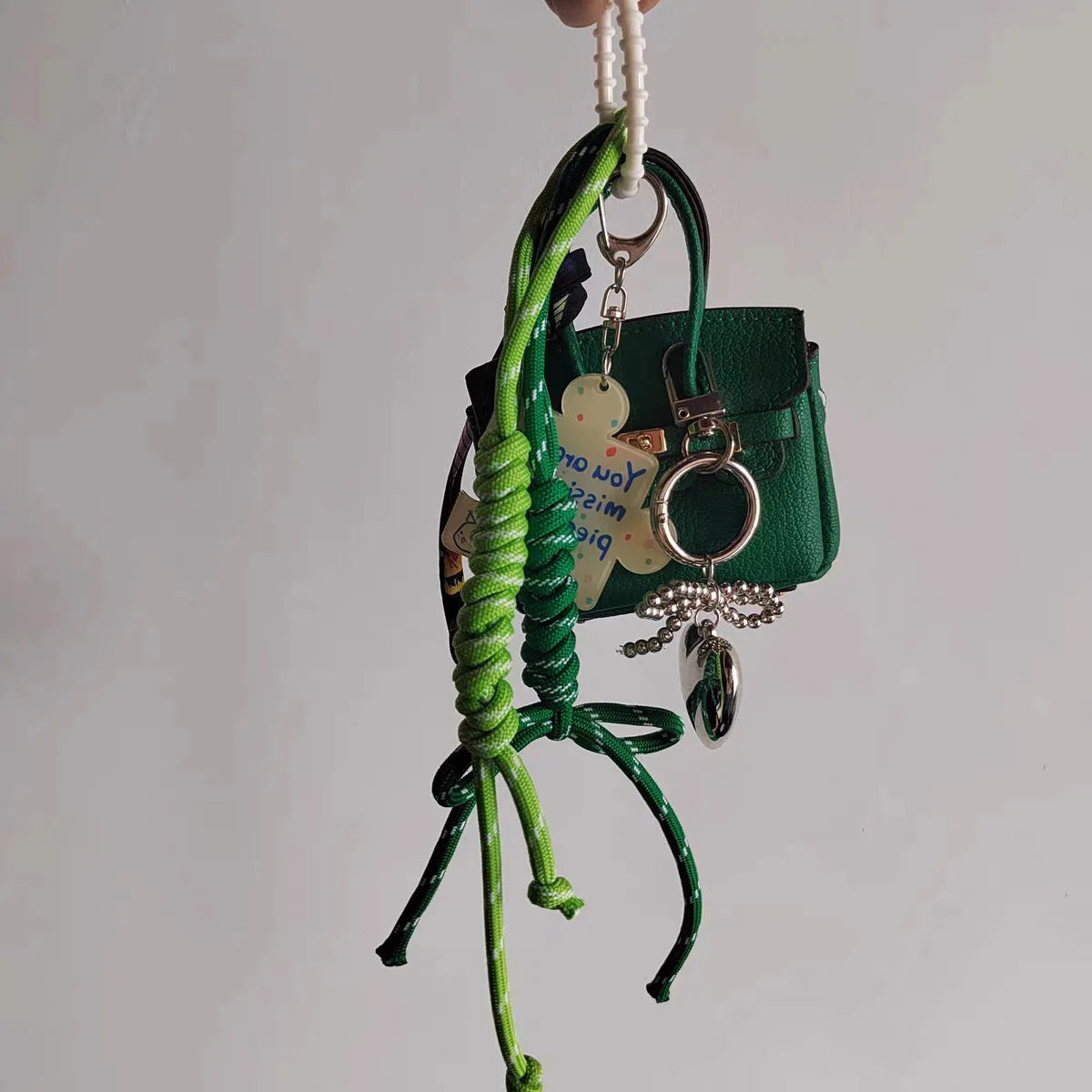 1+1 Gratis Birkin Inspiriertes Mini-Handtasche - Taschenanhänger mit Lanyard