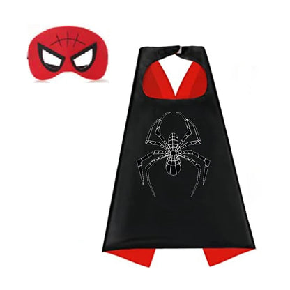 Set superheldencapes voor jongens en meisjes, verjaardagsfeest, cartoonverkleedkleding, Halloween-cosplayfeestbenodigdheden, paascadeau 2026