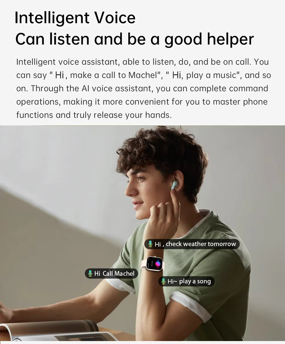 2025 Health Smartwatch BP+ECG+HRV+BG Monitor with SpO2, Heart Rate, Sleep & Fitness Tracking