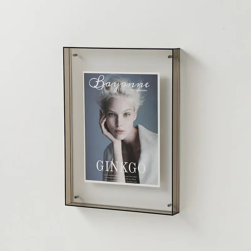 Modern Clear Acrylic Photo Frame for DIY Wall Art Stylish Picture Display for Bedroom and Living Room Decor