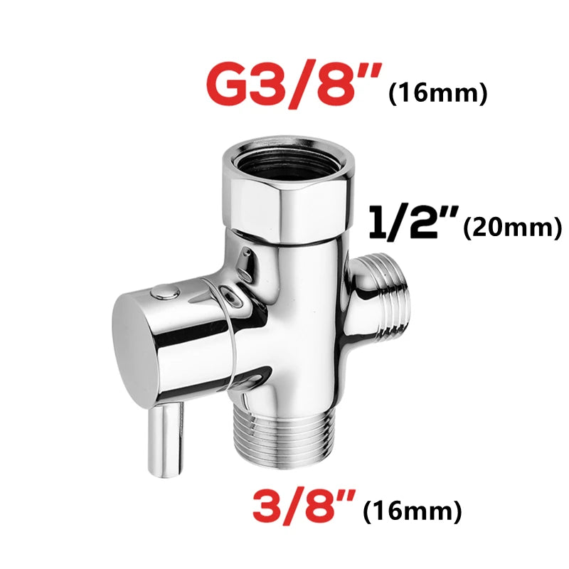 Bidet T Adapter 3-Way Water Diverter Valve For Handheld Bidet Sprayer Fall 2026 Home Upgrade