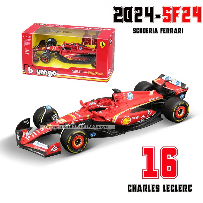 Die-Cast Car 1:43 Scale Formula One MCL60 Replica 2023 Collectible Display Model Fall 2025 Gift
