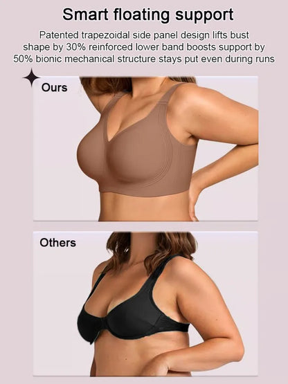 Supportive seamless women's bra – wire-free, full coverage, padded, everyday comfort