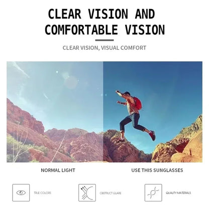 Polarized Sunglasses UV400 Cycling Eyewear for Men, Fishing & Sports Goggles