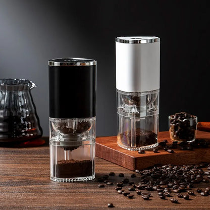 Kaffekvern USB C oppladbar bærbar elektrisk kvern med keramisk kjerne, fersk hjemme espresso høst 2025