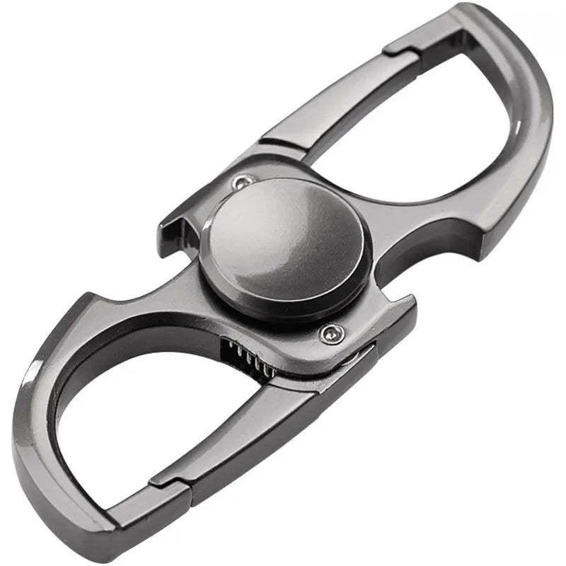 Fidget Spinner Keychain Stainless Steel EDC Gift 2025