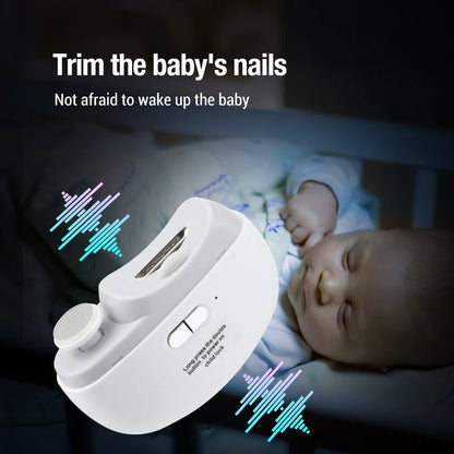 Elektrische Nagelknipser 2-in-1 Baby Maniküre Trimmer Spritzschutz Säuglings Nagelpfleger Neugeborenenpflege Sicher Herbst 2025