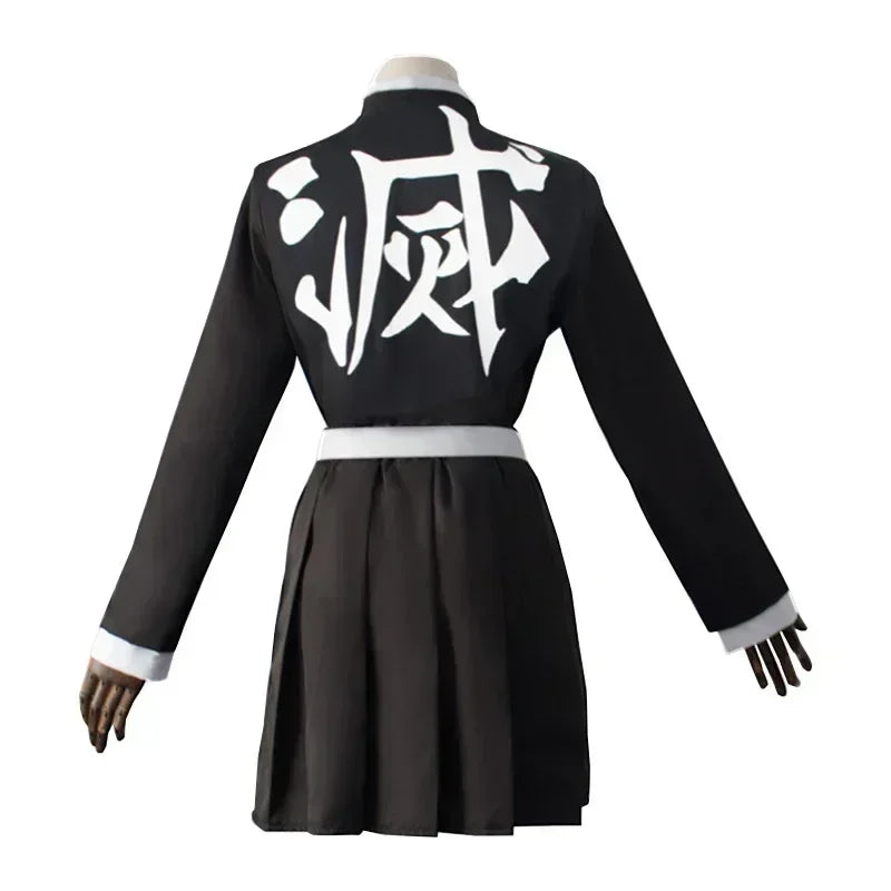 Demon Slayer Kanroji Mitsuri Kimono Haori Cosplay Costume Set with Wig for Adults Kids Halloween 2026