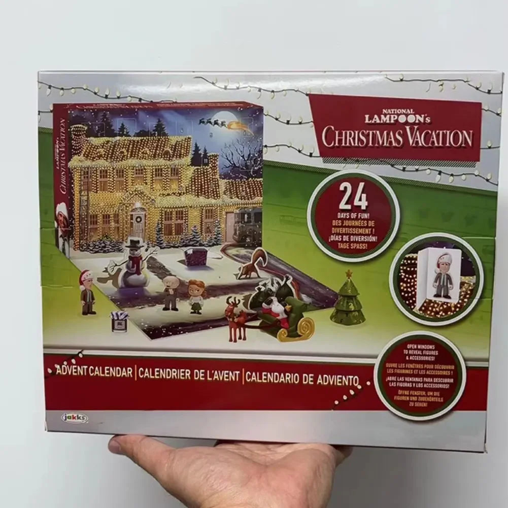 Calendario de Adviento 24 Días Figuras 3D Regalo de Cuenta Regresiva de Navidad