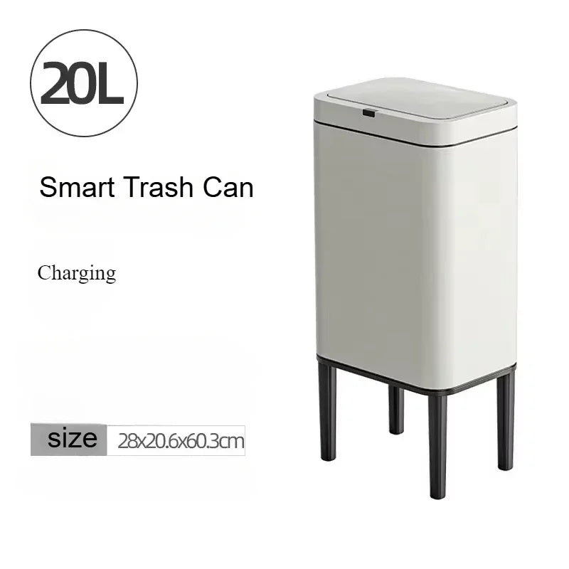Smart Sensor Trash Can 20L Stainless Steel Waste Bin