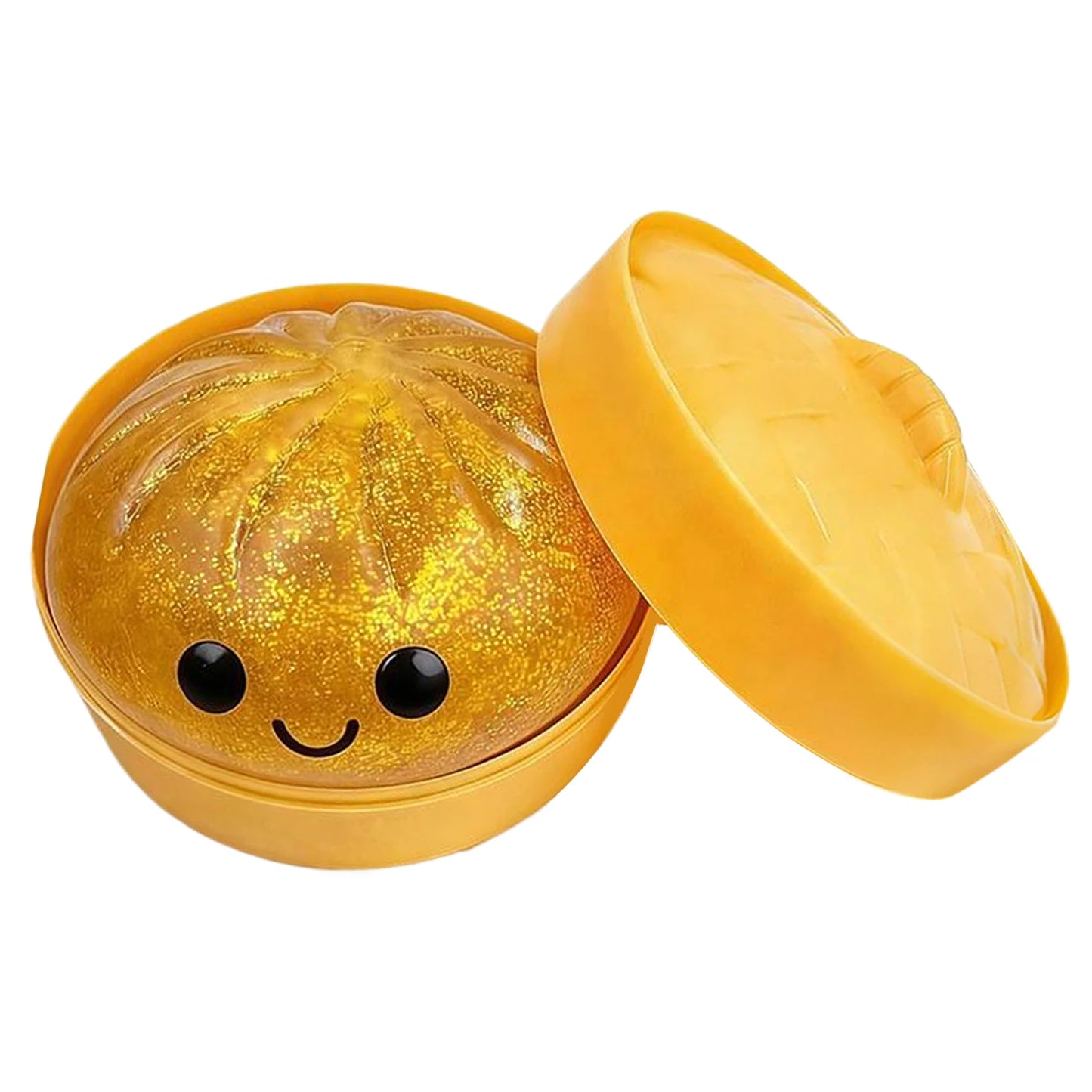 Glitter Bun Fidget Toy Kawaii Dumpling Squeeze Dough Ball Desk Toy Viral Fall 2026 Gift Stress Relief