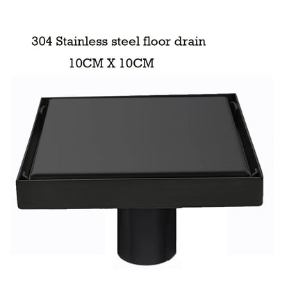 Floor Drain Invisible Square Shower Drain Anti Odor Stainless Steel Easy Clean 2026 Home Renovation Trend
