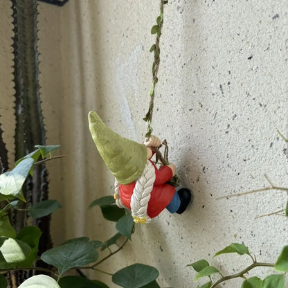 Decorazione pendente gnomo in resina per vasi e giardini carino ornamento da giardino esterno idea regalo autunno 2026