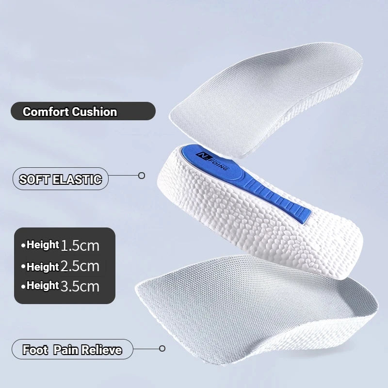 Height Increase Memory Foam Insoles With Arch Support Plantar Fascia Insole