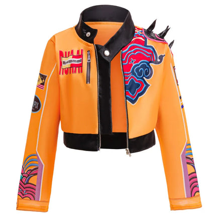 K-POP Witch Hunt Squad Lumi Anime Halloween Party Costume Set with Top Skirt and Wig for Girls 2026