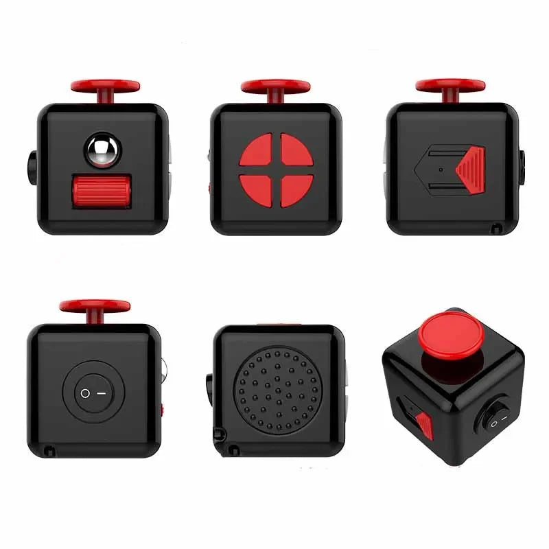Fidget Cube Stress Relief Toy Sensory Dice For Focus