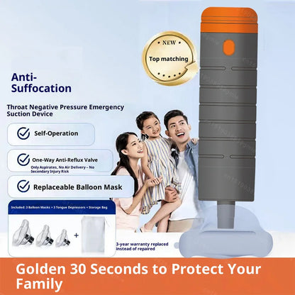 Choking Rescue Device Portable First Aid CPR Emergency Tool for Adults and Children Travel Home Safety 2026