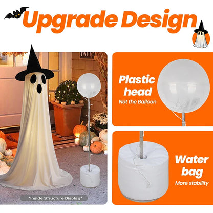 Glowing Ghost Yard Decor Halloween 2025 Outdoor Light
