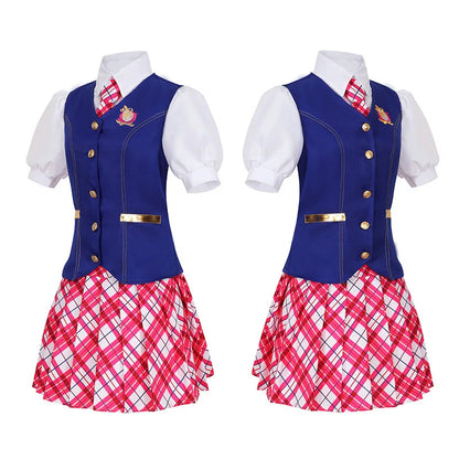Barbie cosplay skoleuniform kostyme kjole Halloween