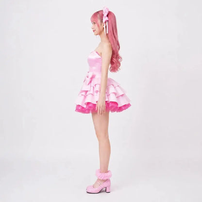 Alien Stage Zombie Mizi Sua-cosplaykostuum, complete set met witte jurk voor vrouwen en volwassenen, Halloween 2026