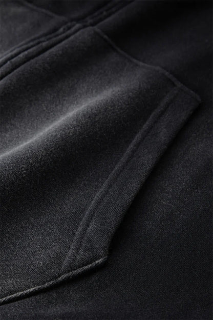 Warm Relaxed Men's Zip Up Hoodie - Oversize, Plush, Winter